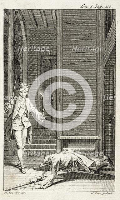 Illustration from Tom Jones, published 1750. Creator: Jan Punt.