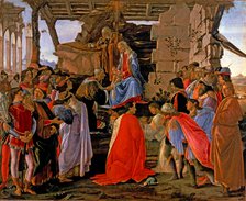  'Adoration of the Magi' by Sandro Botticelli.