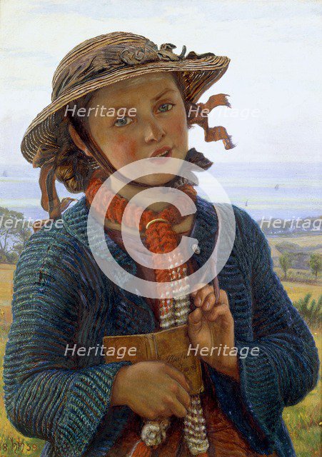 The School-Girl's Hymn, 1859. Artist: William Holman Hunt.
