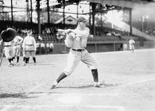 Steve O'Neill, Cleveland Al, at National Park, Washington, D.C. (Baseball), 1913. Creator: Harris & Ewing.