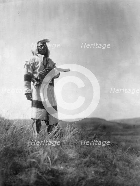 Piegan scout, c1910. Creator: Edward Sheriff Curtis.