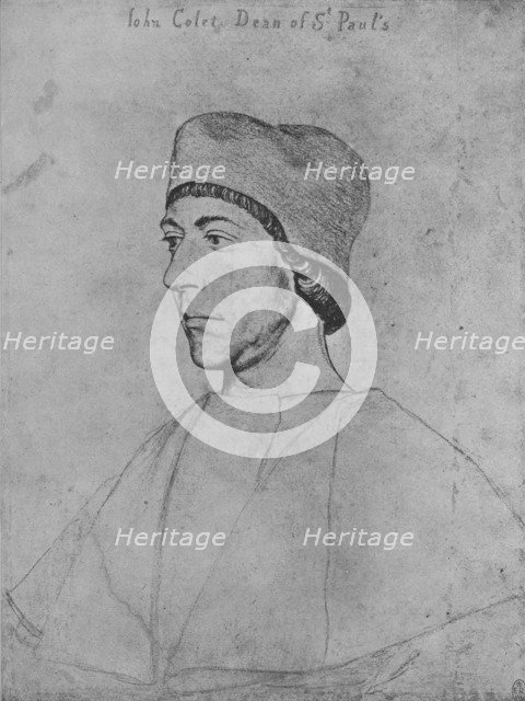 'John Colet', c1535 (1945). Artist: Hans Holbein the Younger.
