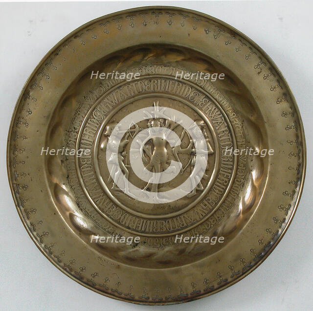 Plate, German, ca. 1500. Creator: Unknown.