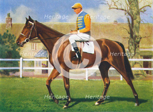 Kellsboro' Jack, Jockey: D. Morgan', 1939. Artist: Unknown.