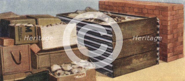 Air Raid Precautions, cigarette card, British, 1938. Artist: Unknown