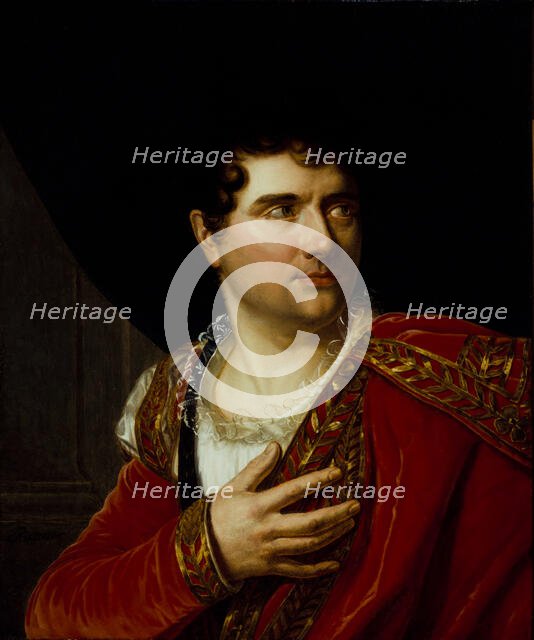 Portrait of Jean-Baptiste-Sauveur Gavaudan (1772-1840), ca 1799. Creator: Riesener, Henri-Françoiss (1767-1828).