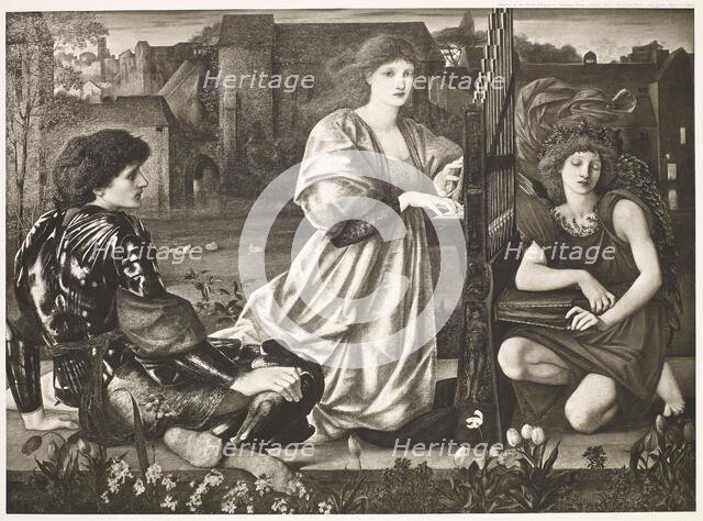 Le Chant d'Amour, c1860s, (1900). Creator: Unknown.