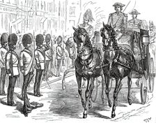 The Royal Visit to the City: Salute of the Hon. Artillery Company, 1876. Creator: Unknown.