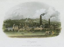 British Iron Company's Works at Corngraves, near Halesowen, West Midlands, c1835. Artist: Unknown