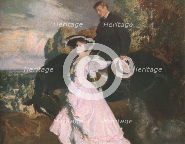 'The Return from the Ride', 1902, (c1930).  Creator: Charles Wellington Furse.