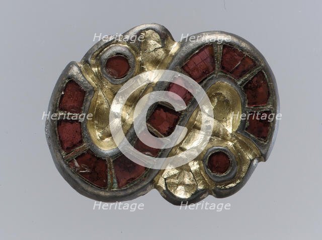 S-Shaped Brooch, Langobardic, late 6th century. Creator: Unknown.