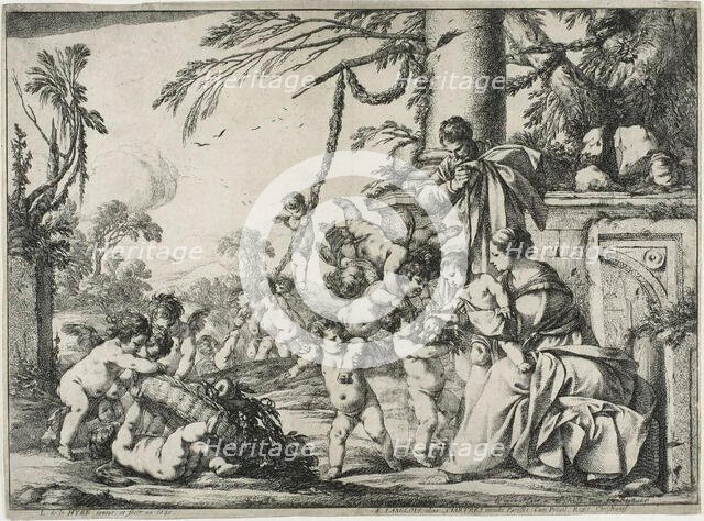 The Holy Family with Putti, 1640. Creator: Laurent de la Hyre.