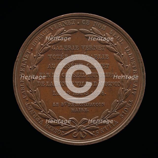 Inscription [reverse], 1826. Creator: Louis Michel Petit.
