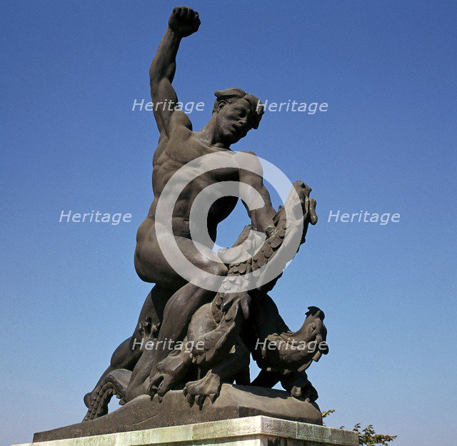 Detail of the Liberation monument in Budapest. Artist: Zsigmond Kisfaludi Strobl