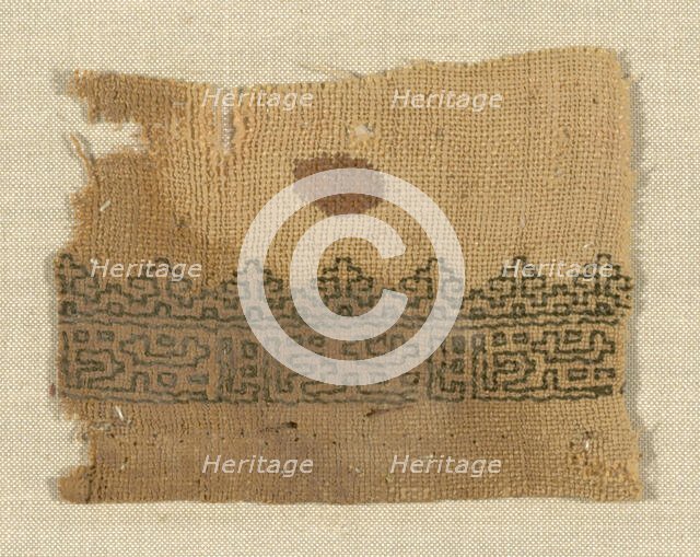 Border, Egypt, Ayyubid period (1171-1250)/Mamluk period (1250-1517), 13th/14th century. Creator: Unknown.
