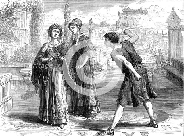 Scene from the Westminster Play, 1872. Creator: Unknown.