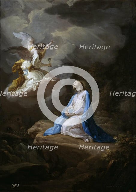 The Agony in the Garden, c. 1754. Creator: Giaquinto, Corrado (1703-1766).