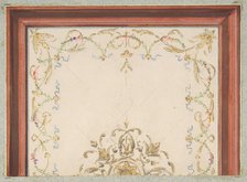 Design for a ceiling, second half 19th century. Creators: Jules-Edmond-Charles Lachaise, Eugène-Pierre Gourdet.