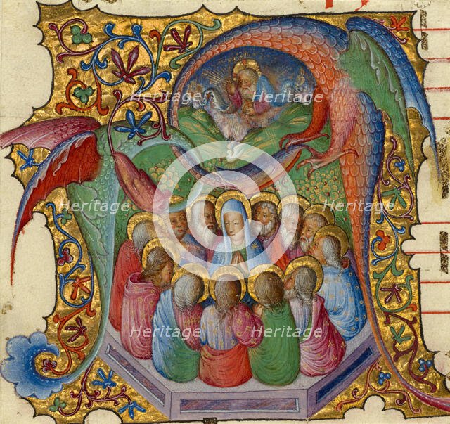 Cutting from an antiphonal, about 1430-1435. Creator: Stefano da Verona.