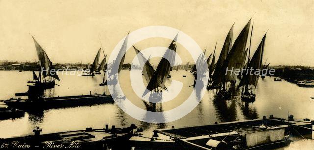 'Cairo - River Nile', c1918-c1939. Creator: Unknown.