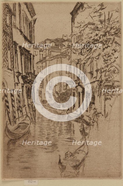 Quiet Canal, 1879-1880. Creator: James Abbott McNeill Whistler.