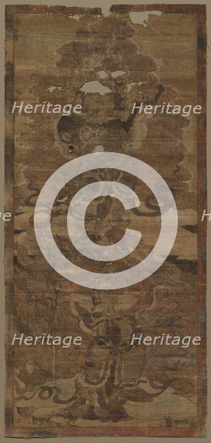 Guardian Kings: Dhrtarastra and Virupaksa, 1st half of 1300s. Creator: Unknown.