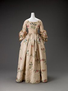 Dress, about 1750. Creator: Unknown.