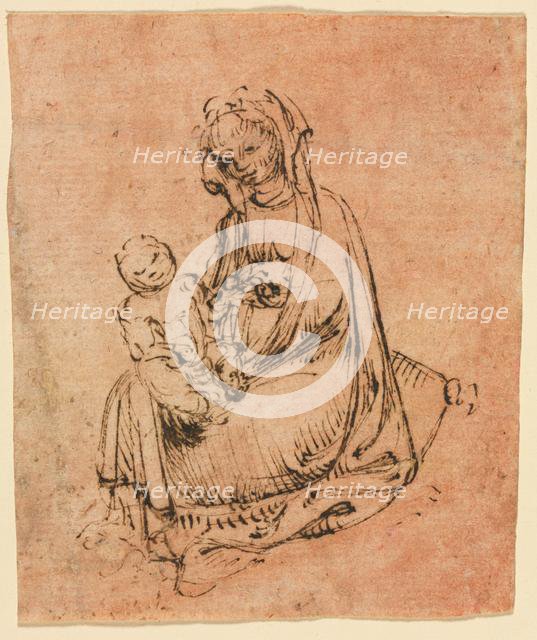 Madonna and Child, c. 1440/50. Creator: Stefano da Zevio (Italian, c. 1374-aft 1438), follower of.