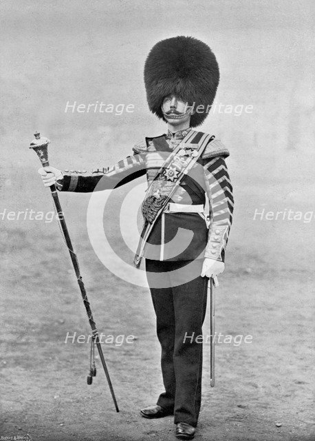 Drum-Major Patrick, 2nd Coldstream Guards, 1895. Artist: Gregory & Co