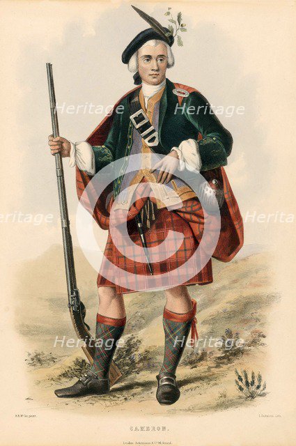 Cameron, from The Clans of the Scottish Highlands, pub. 1845 (colour lithograph)