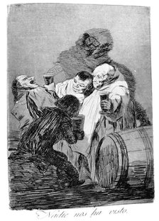 'No one has seen us', 1799. Artist: Francisco Goya