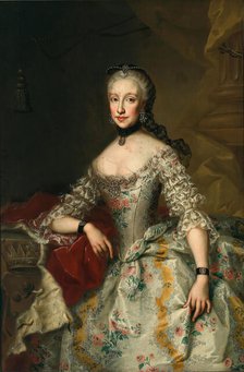 Portrait of Infanta Maria Luisa of Spain (1745-1792), Holy Roman Empress. Creator: Steiner, Johann Nepomuk (1725-1793).