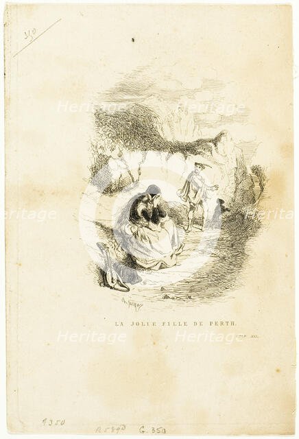 The Pretty Girl of Perth, n.d. Creator: Charles Emile Jacque.