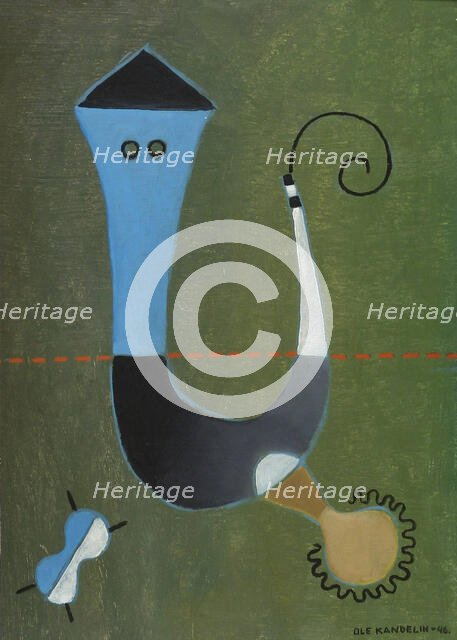 Composition, 1946. Creator: Ole Kandelin.
