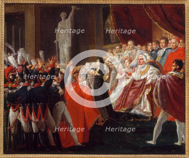 H.R.H. Monseigneur the Duke de Bordeaux presented to the people..., c1822. Creator: Unknown.