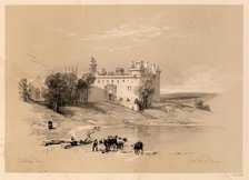 Scotland Delineated-Linlithgow Palace, 1847. Creator: James Duffield Harding.