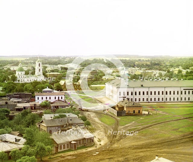 Ryazan: General view from the north, 1912. Creator: Sergey Mikhaylovich Prokudin-Gorsky.