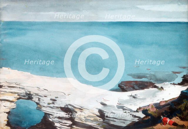 Natural Bridge, Bermuda, ca. 1901. Creator: Winslow Homer.