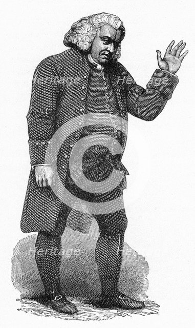 Dr Johnson, English man of letters, c1780. Artist: Unknown