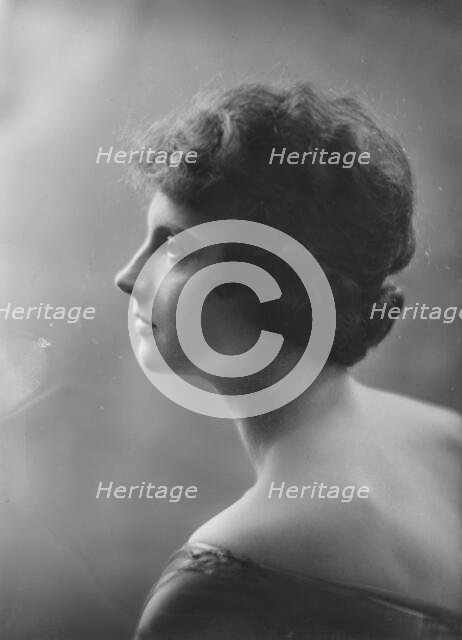 Mrs. A. Hall Badgley, portrait photograph, 1919 May 28. Creator: Arnold Genthe.