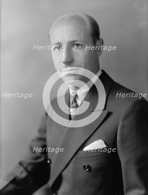 Benjamin Blanken, Portrait, 1933. Creator: Harris & Ewing.