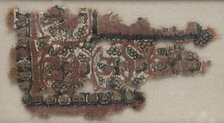 Fragment of the Corner of a Tunic, 400s - 600s. Creator: Unknown.