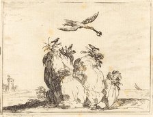 Crane Flying, 1628. Creator: Jacques Callot.