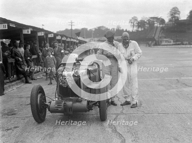 MG K3, Brooklands, Surrey, 1930s. Artist: Bill Brunell.