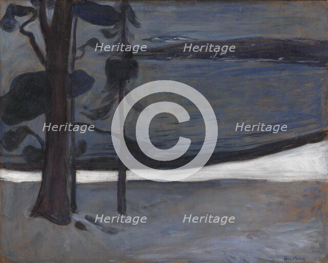 Winter in Nordstrand, 1900-1901. Creator: Edvard Munch.