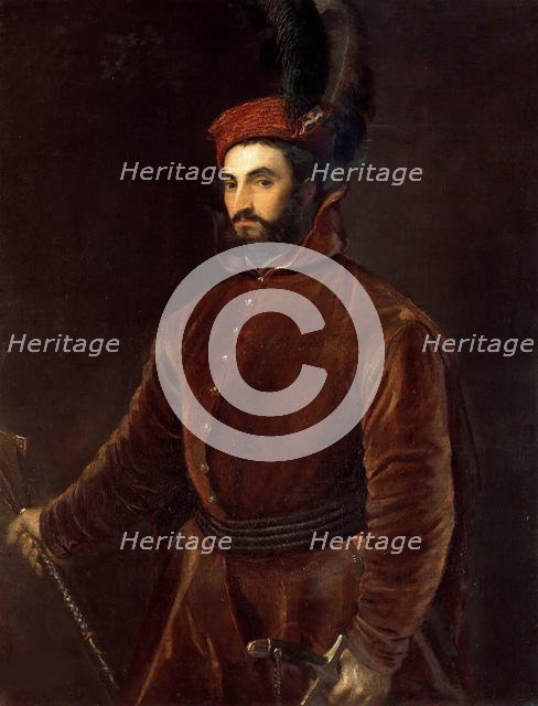 Portrait of Ippolito de' Medici (1511-1535), ca 1533-1534. Creator: Titian (1488-1576).