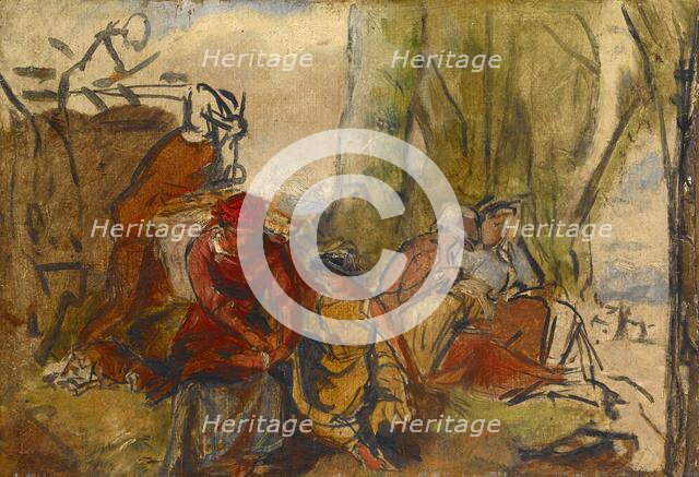 Figures in a Landscape, probably 1800s. Creator: Unknown.