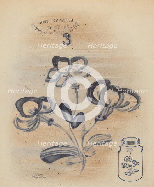 Jar, c. 1937. Creator: John Tarantino.