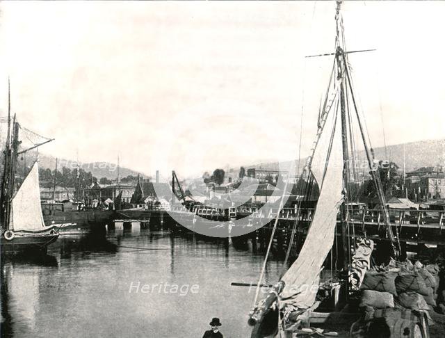 The Port of Hobart, Tasmania, Australia, 1895.  Creator: Unknown.