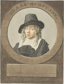 Portrait of Isaac van Ostade, 1620-1685. Creator: Anon.